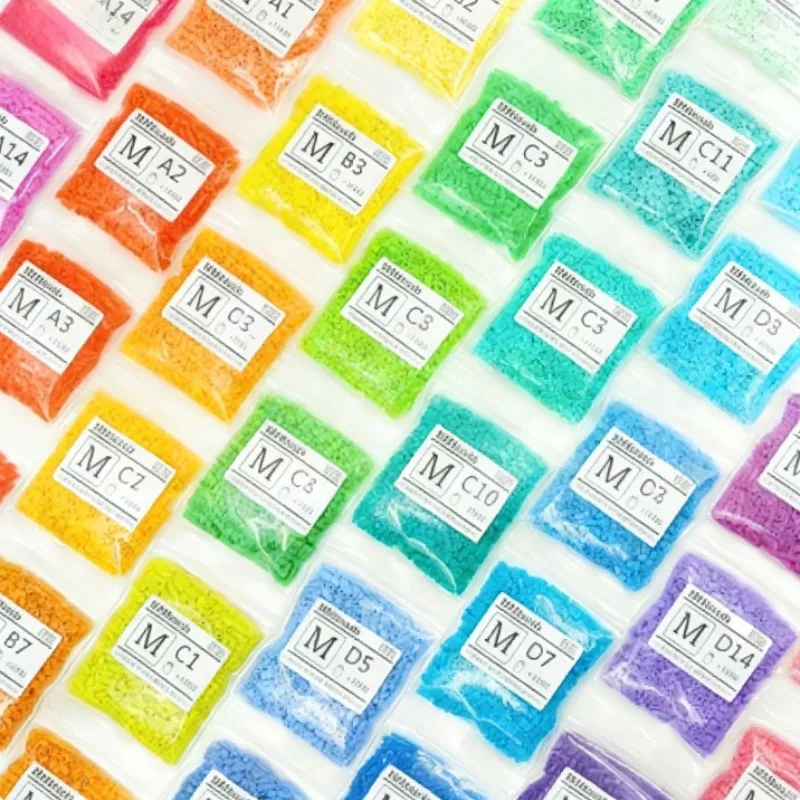 24-Color 2.6mm Fusion Beads Refill Pack 1000 Beads Per Color for Art DIY Crafts