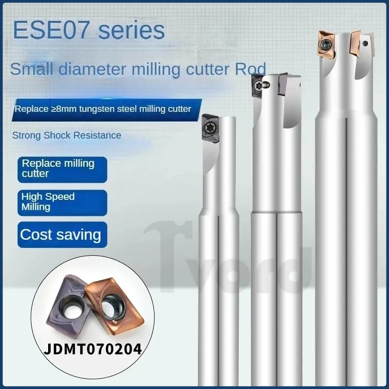 ESE07 Small Diameter Milling Cutter Rod 90 Degree Right Angle Cutter Bar Install JDMT070204
