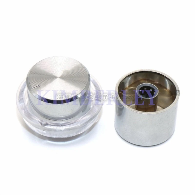 5 Piece 23*17MM Electroplated Knob Cap Plastic Volume Knob Cap Potentiometer Knob Cap Plum Shaft two-piece Set