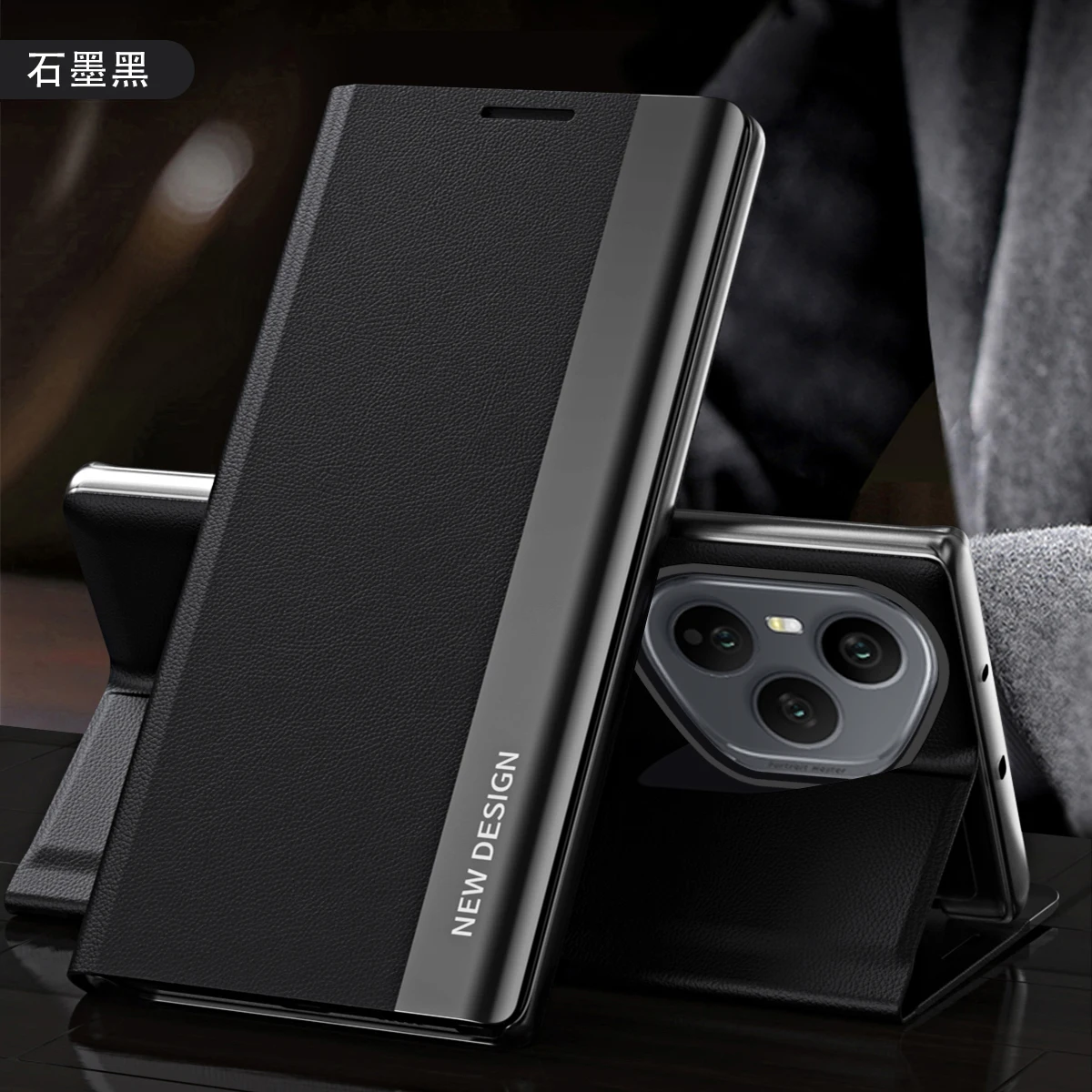 NONE Für Honor 400 pro Lite Fall Luxus All-inclusive Stand Leder Fall Business Stil Abdeckung Für Honor 400 pro 5G stoßfest Funda 5