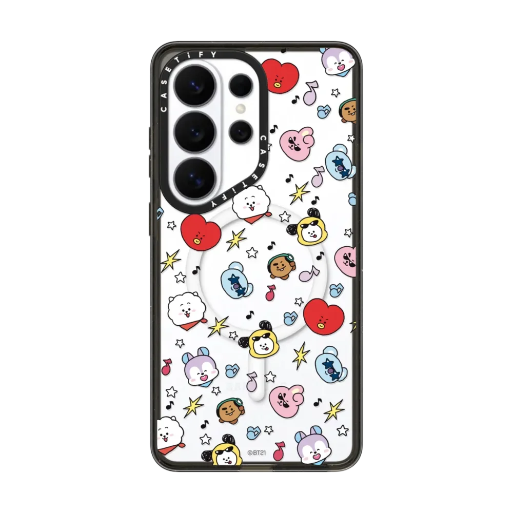CASETiFY × BT21 WORLD VOYAGE Music Camp Series Magnetic Drop-proof Case for Samsung Galaxy S23 S24 S25 S26+ Ultra Plus view 4