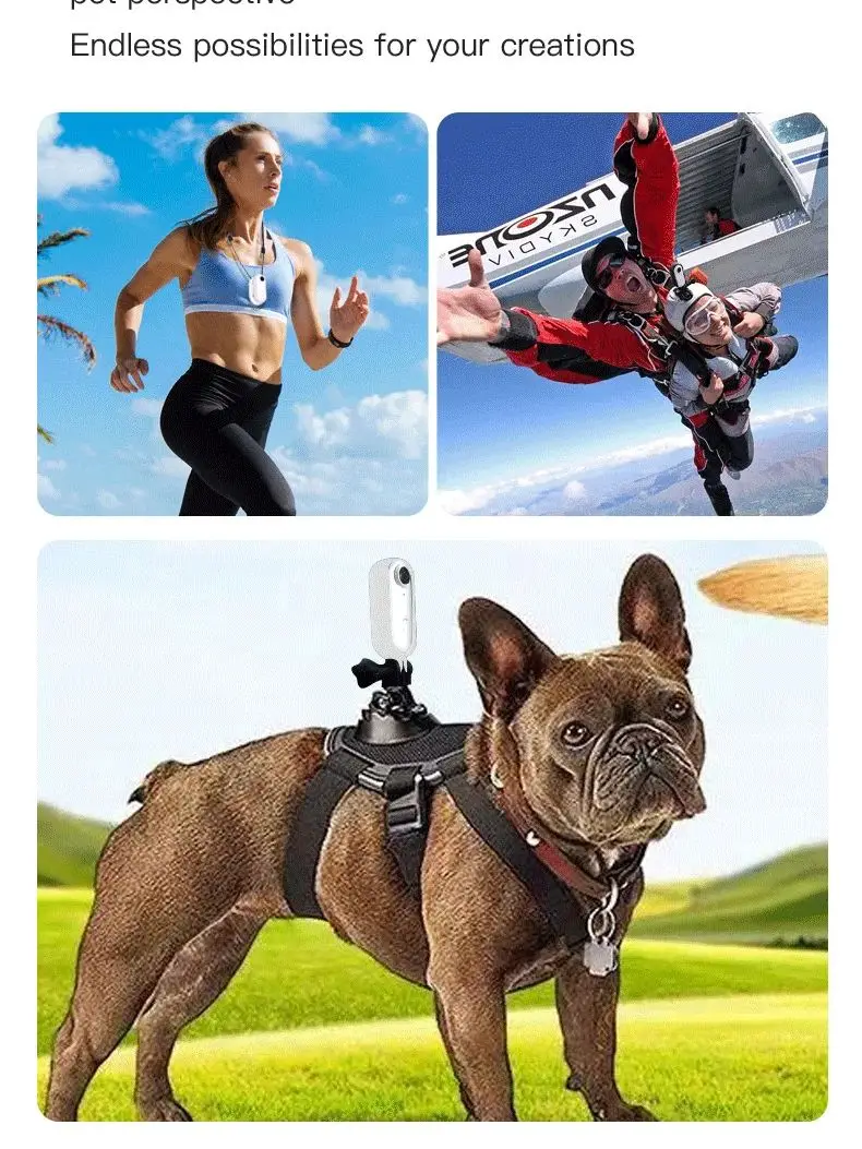 AliExpress JETO 4K Mini Sports Action Bodycam Ultra Portable Camera Magnetic lanyard Rotating Clip Wireless Body Cam for Bicycle Clothing Mounts