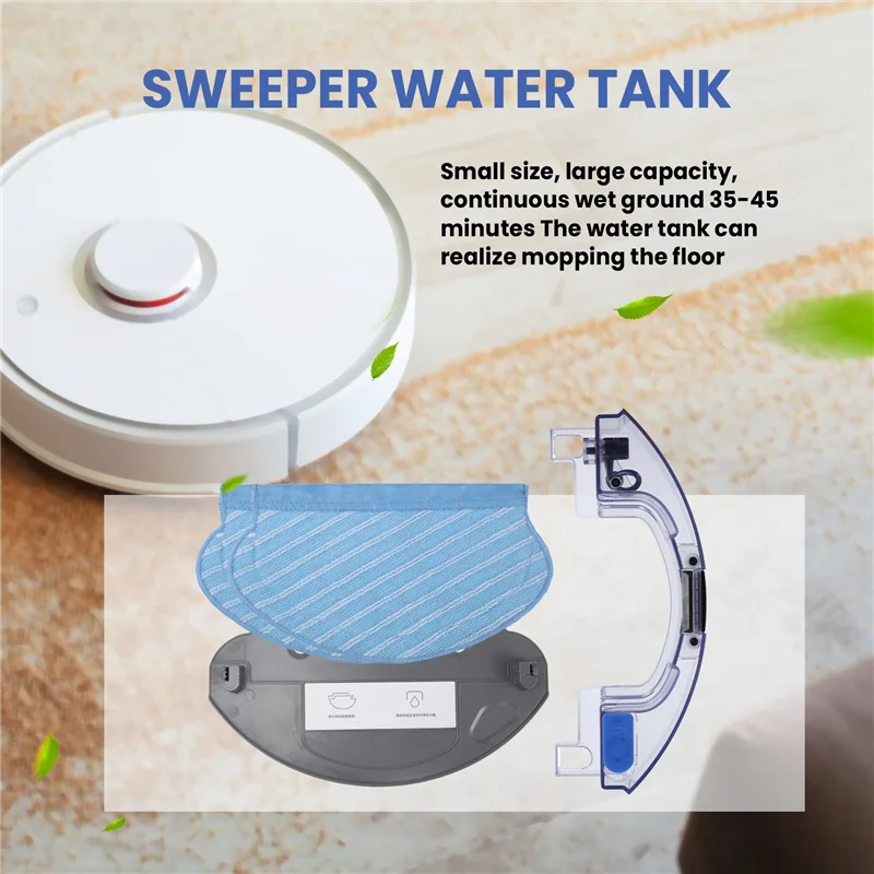 A006-4Pcs استبدال خزان المياه لملحقات المكنسة الكهربائية Ecovacs Deebot Ozmo 950