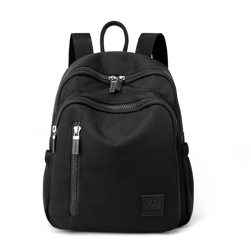 

New Shoulder Package Women Oxford Cloth Fashion Korean Edition Trendy Lightweight Book Bag Solid Color Versatile Sports Backpack