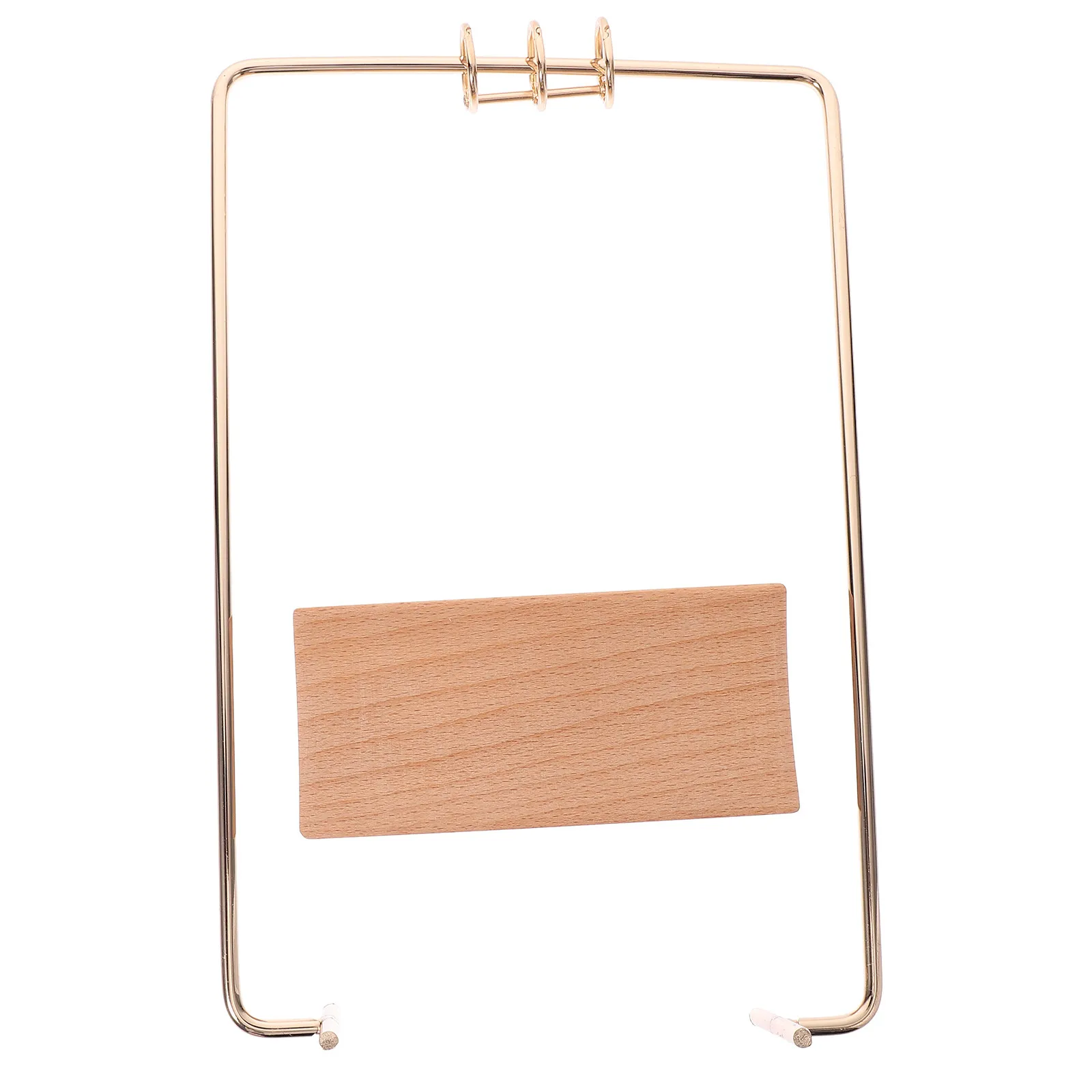 

1Set Flip Calendar Display Stand Iron Desk Holder Stable Flip Page Calendar Rack for Office Home Tabletop Accessory