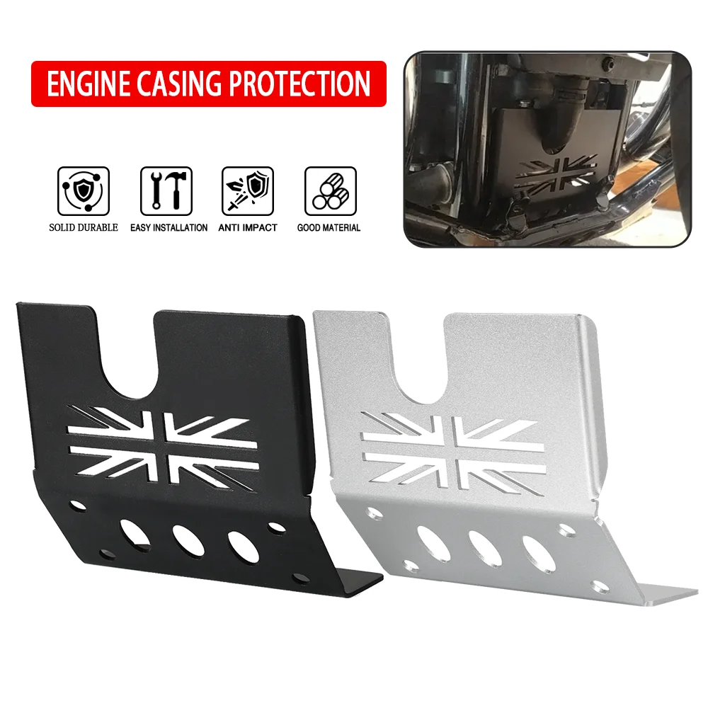 

Motorcycle Engine Protection Cover For Bonneville Bobber Chassis Under Guard Skid Plate Belly Pan Protector Accessories Aluminum