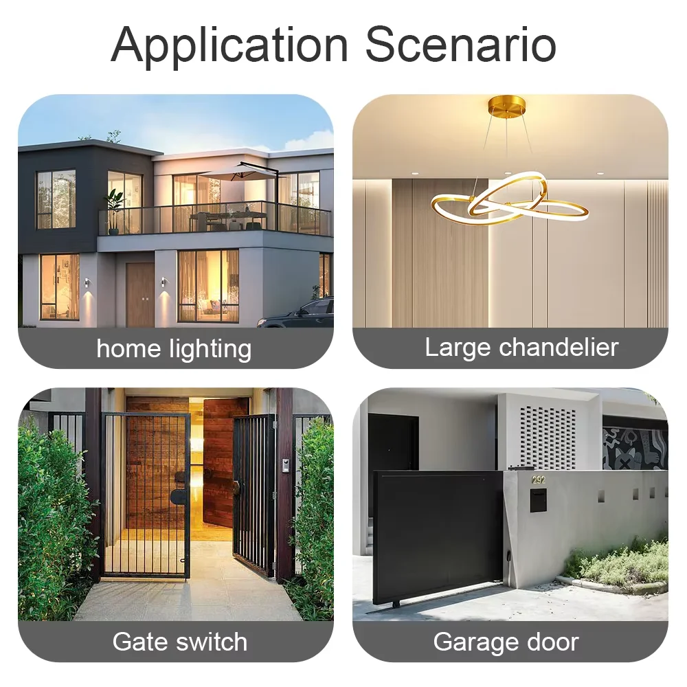 Tuya Smart WiFi 1/4 Channel Motor Switch Module 5V 12V 32V 220V RF 433 4CH Inching Relay Module Work With Alexa Google Home