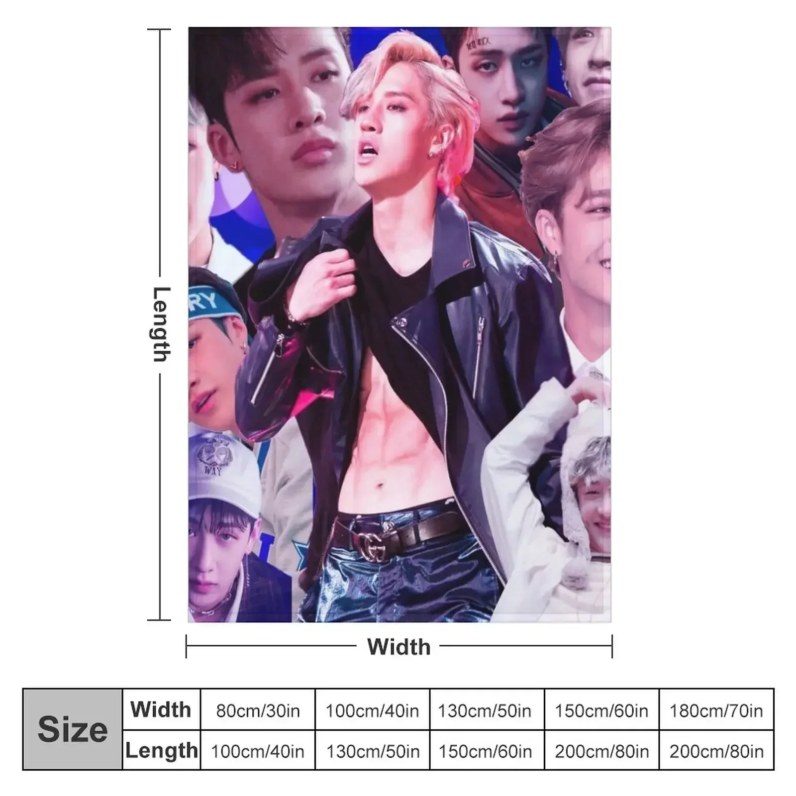 Bang Chan Throw Blanket decorative Cute Soft Big Luxury St Blankets