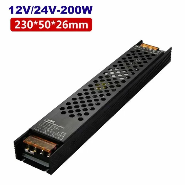 DC12V/24 V 60 W 100 W 150 W 200 W 250 W 300 W Dimbare LED Driver Aluminium Triac & 0-10 V Dimmen Voeding Verlichting Transformator