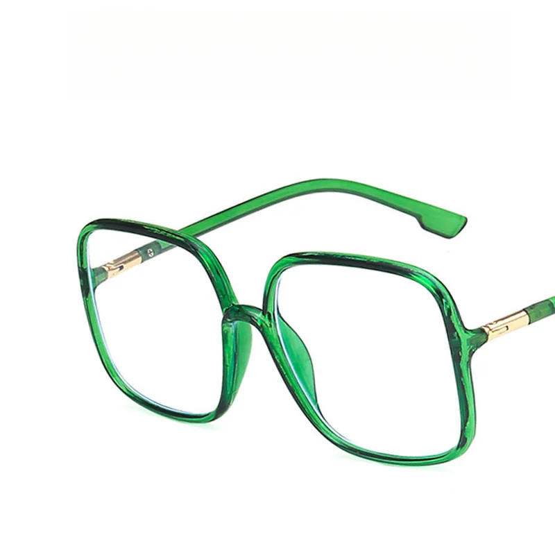 Anti-blue light fashionable glasses - Korean version - Women's large-frame daily travel decorative eyewear frame