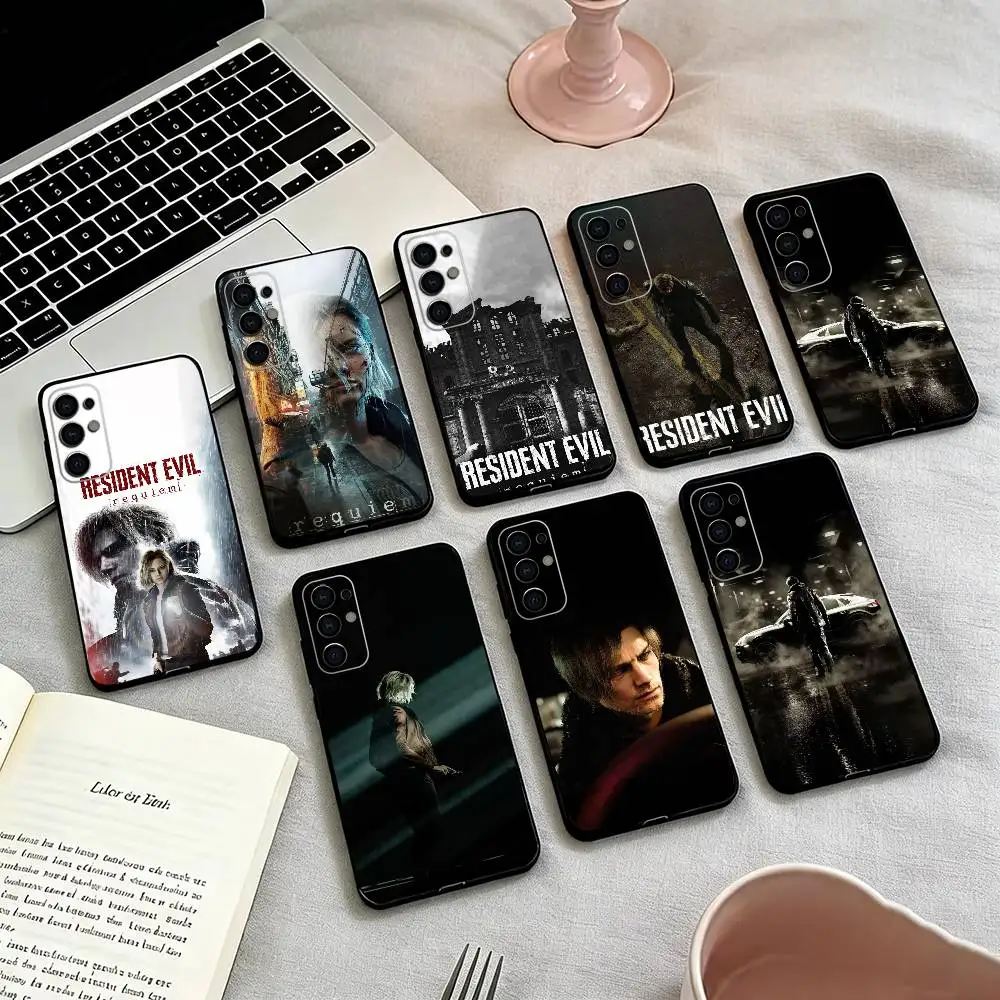 game New Resident-t  Evil R-Requiem Phone Case Black Silicone Soft For Samsung S25,S24,S21,S22,S23,S30,Ultra,S20,Plus,Fe,Lite
