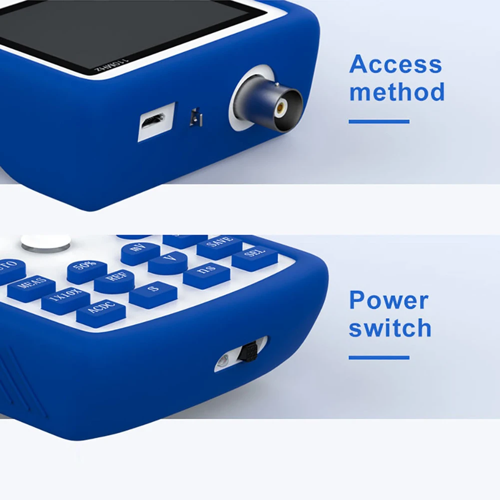 110MHz Bandwidth Digital Oscilloscope 500M Sampling Rate 3000mAh Handheld Meter Car Check Electronic Test Detector Tool Set