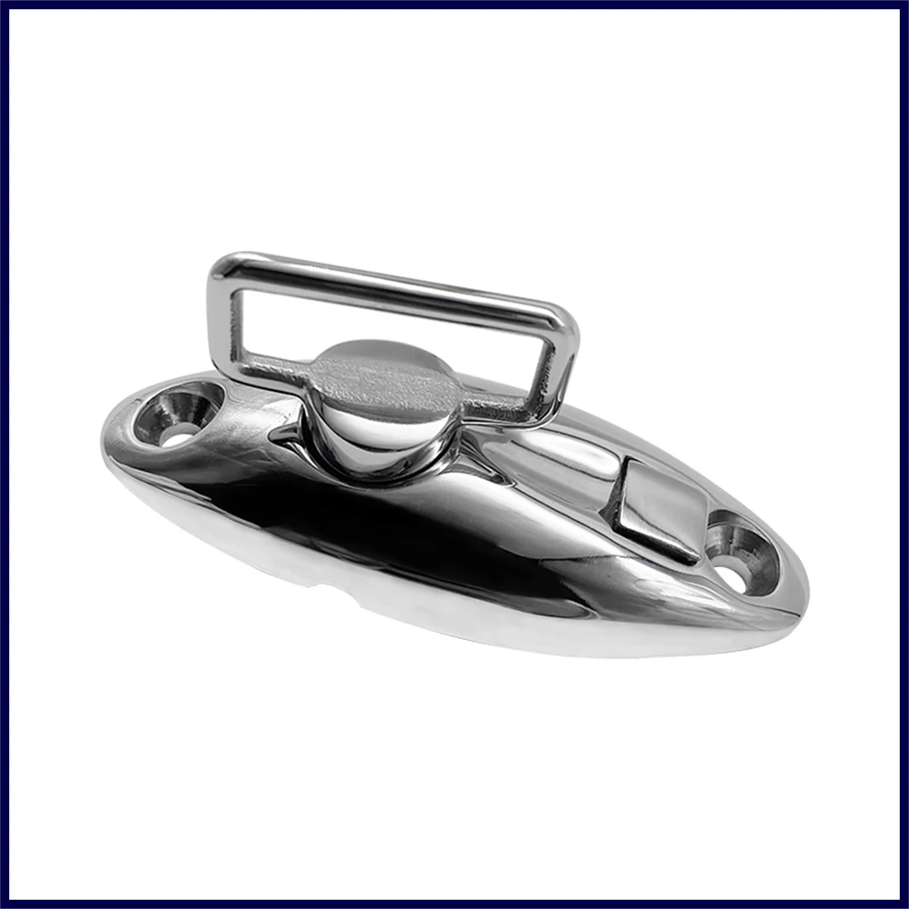 

Marine 360° Adjustable Bimini Top Mount Swivel Deck Hinge With Quick Release Pin 316 Stainless Steel Bimini Top Fittings