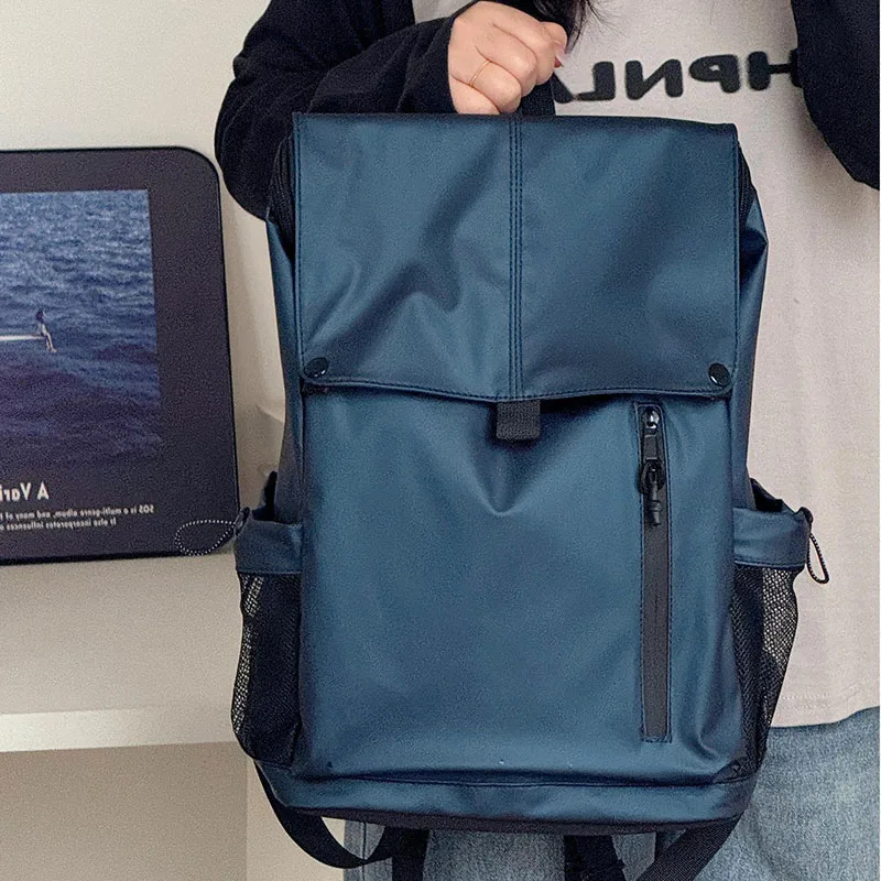 حقائب ظهر عصرية للرجال مضادة للسرقة حقيبة ظهر للكمبيوتر المحمول للأعمال مقاس 15.6 بوصة مقاومة للماء بسعة كبيرة لرحلة قصيرة ومدرسة العمل Mochilas