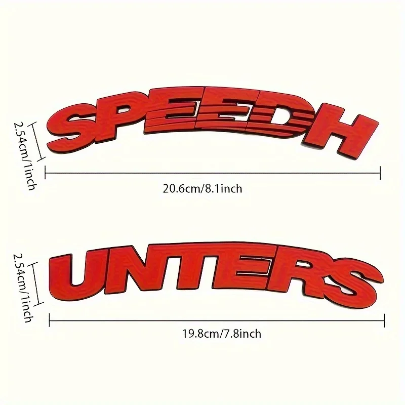 Speedhunters Red Tire Rim Sticker 2.54cm, Waterproof Decal Strip for 15-24 Inch Car Motorcycle Wheel Decor