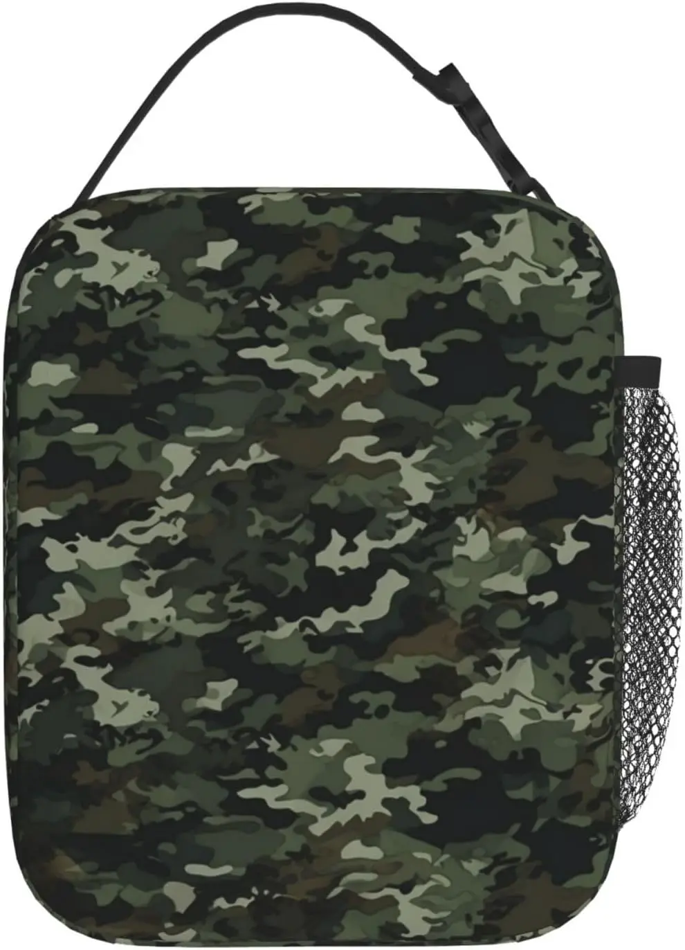 Camuflagem impressão isolados lancheira, sacola impermeável, reutilizável, durável, saco térmico para o trabalho, escritório, piquenique, viagens