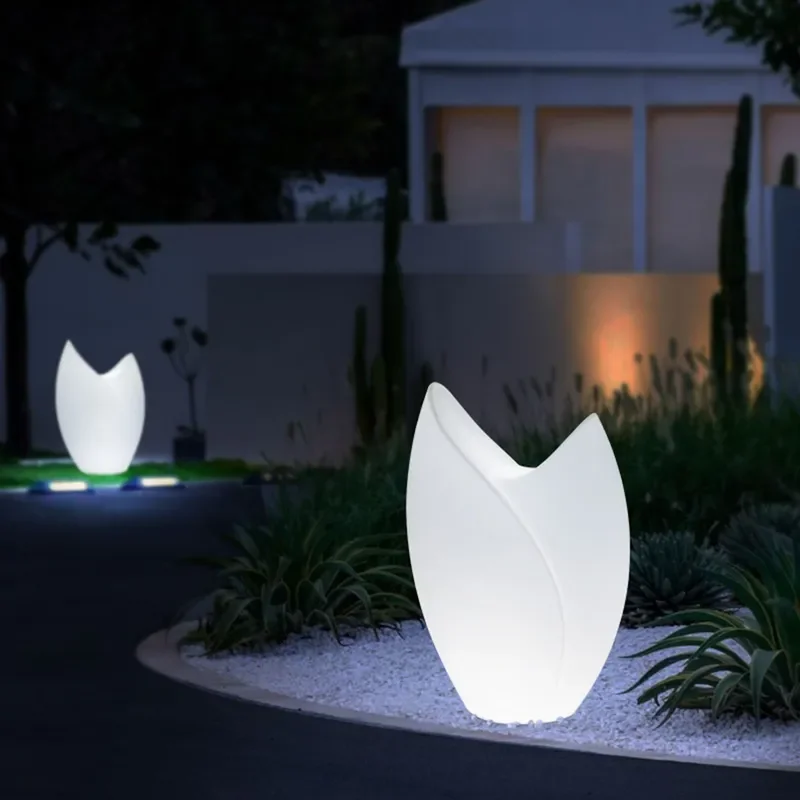 Japanese Style Solar Lawn Lamp Outdoor Garden Decorative Floor Light Waterproof Landscape Lighting for Courtyard Pathway Yard