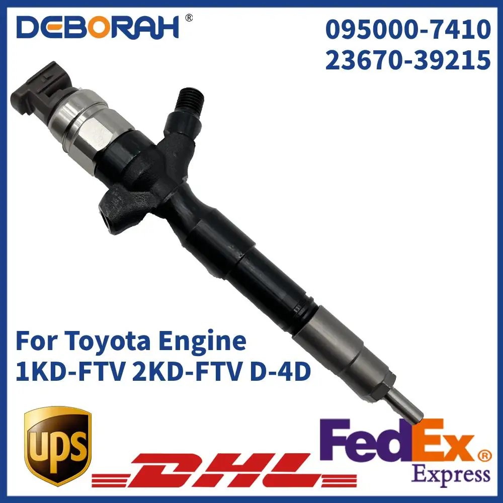 

095000-7410 Auto Common Rail Diesel Fuel Injector 23670-39215 Engine Injector 23670-30280 for Toyota hilux