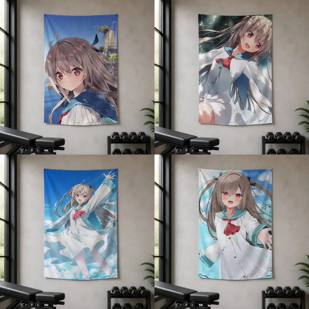 A-ATRI -My Dear M-Moments Decorative Wall Flag Banner for Home Garden Garage Indoor Outdoor Decor