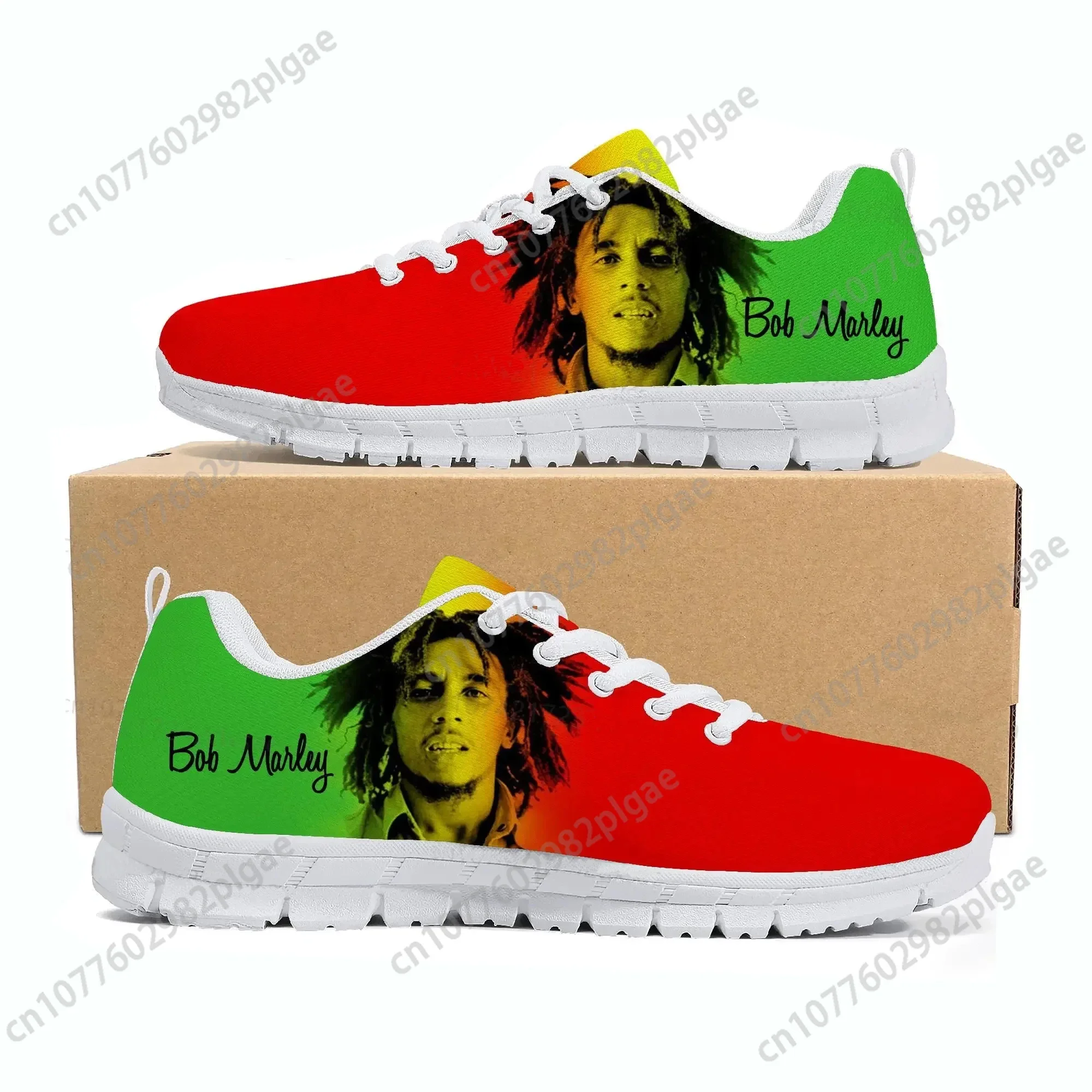 Bob Marley Reggae Star Rock Music Sports Shoes Mens Womens Teenager Children Sneakers Casual Custom High Quality Couple Shoes