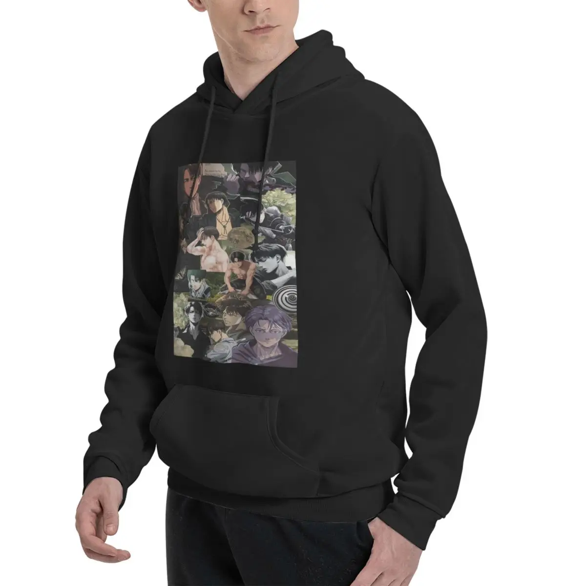 Levi Ackerman Attack On Titan Hoodies Men Women Casual Pullover Sweatshirt Fashion Long Sleeve Hooded Autumn Winter