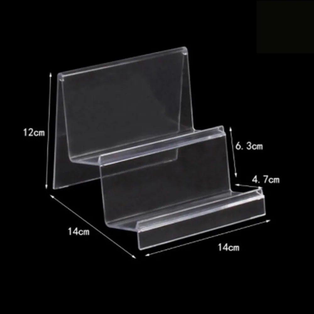 New Acrylic Cellphone Wallet Display Shelf Transparent Thickened Glasses Rack Multilayers Jewelry Display Stand