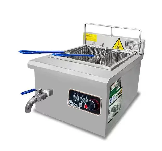 

Commercial Table Top Single Tank Induction Deep Fryer for Restaurant Equipment for Chicken Fryer Bakery Flour Mill Factory Price