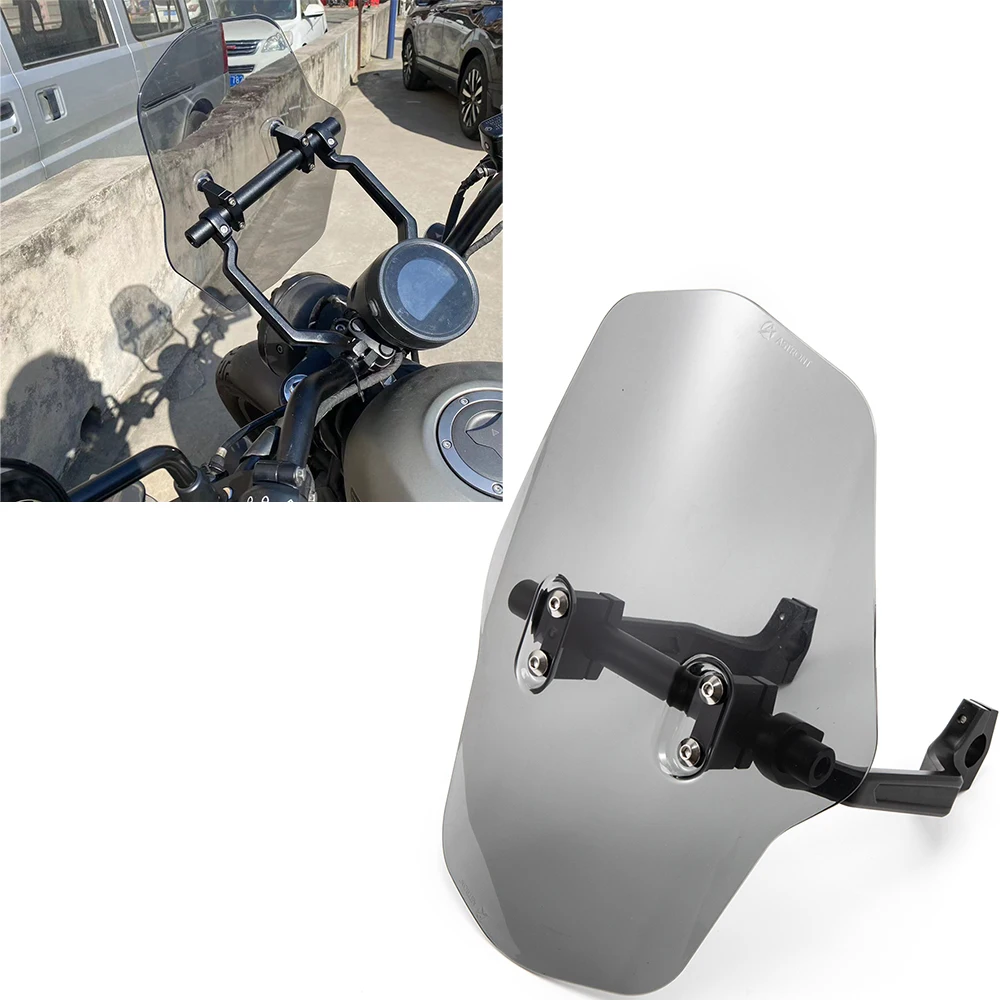 Universal Windshield Motorcycle Large WindScreen 7/8