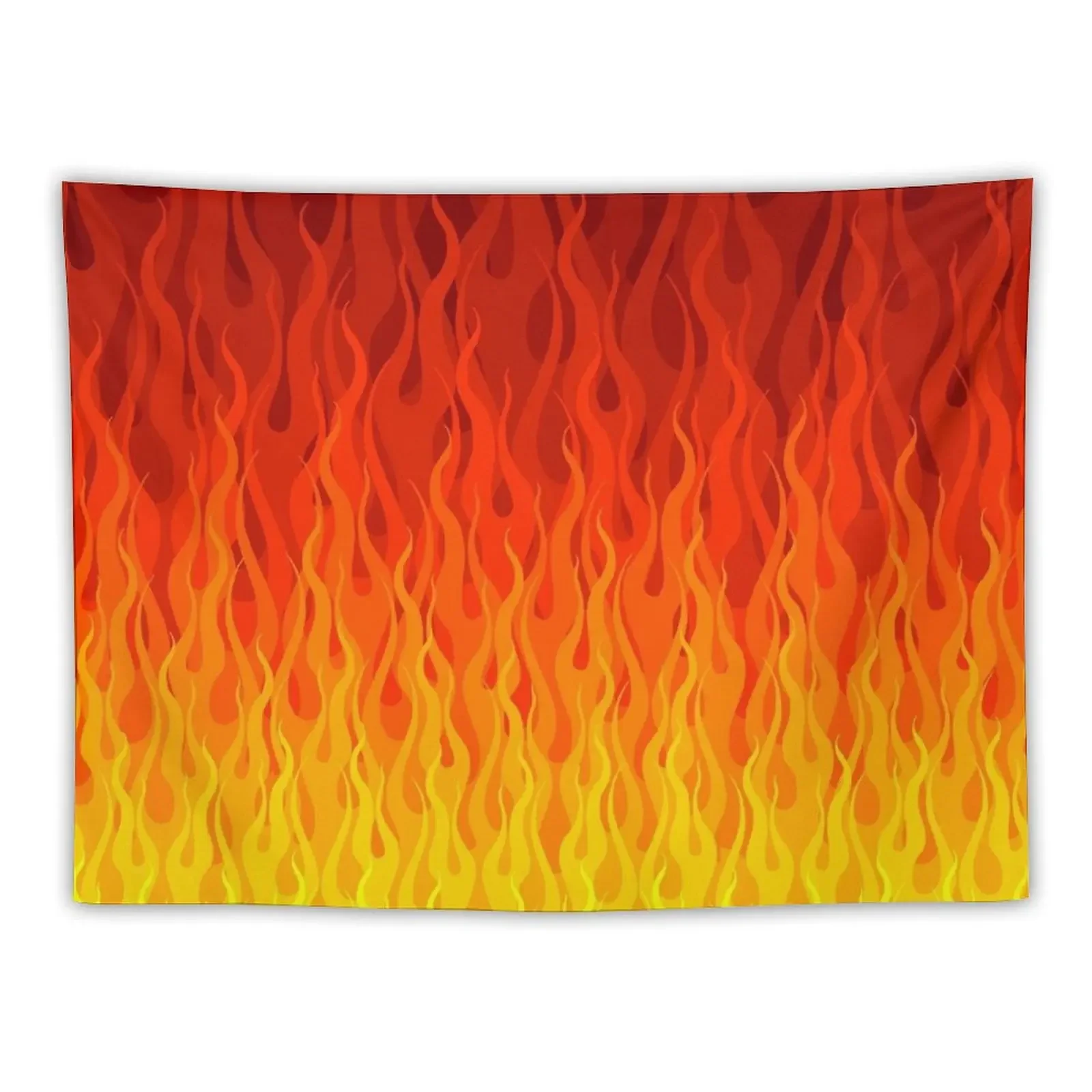 Red Orange Yellow Burning Flames and Fire Tapestry Bedroom Decoration Home Decorating Room Decoration Accessories Tapestry