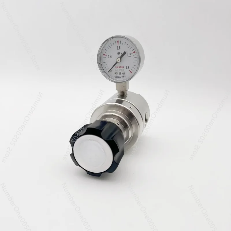 316L Stainless Steel Pressure Reducing Valve R22R12 Large Flow Regulating Valve Standard Gas Nitrogen 1/2NPT DN15