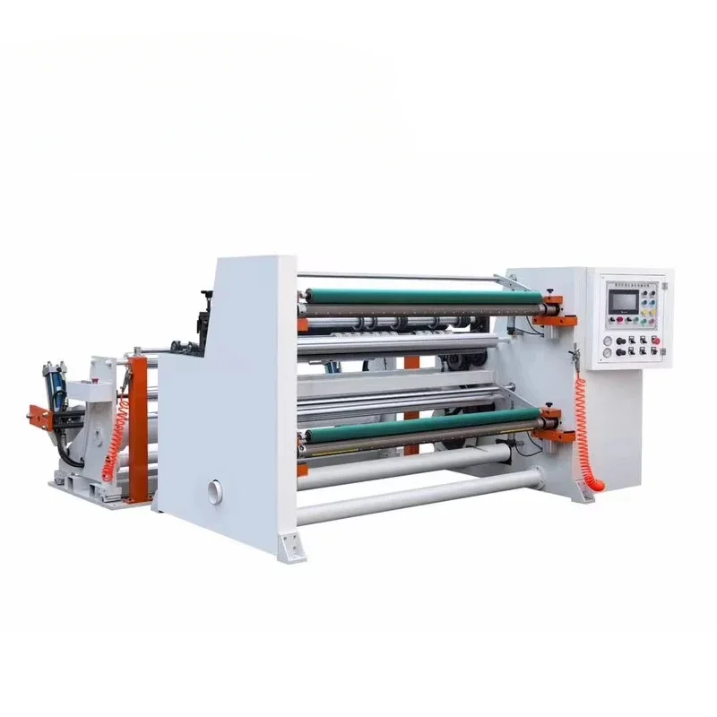 Paper Roll To Roll Aluminum Foil Plastic Film Slitting Rewinding Machine