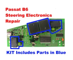 ELV Repair Kit For VW Passat B6 B7 3C CC Steering Lock Module Relays+Micro Switches 3C0905864