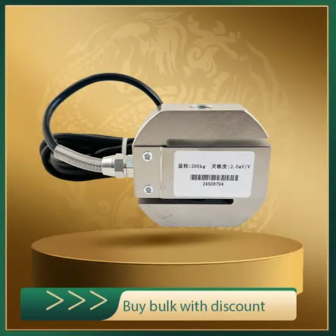 High-Precision Sensitivity Circular S-Type Load Cell 200kg Anti-Corrosion and Wear-Resistant with Non-Standard Customization
