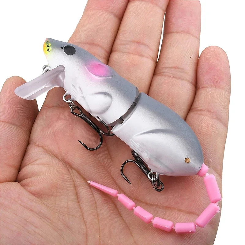 155mm Mouse Lure Artificial Plastic Mouse Fishing Lure Swimbait Rat Pike Bass Minnow Floatingbaits Fishing Tackle Accessories