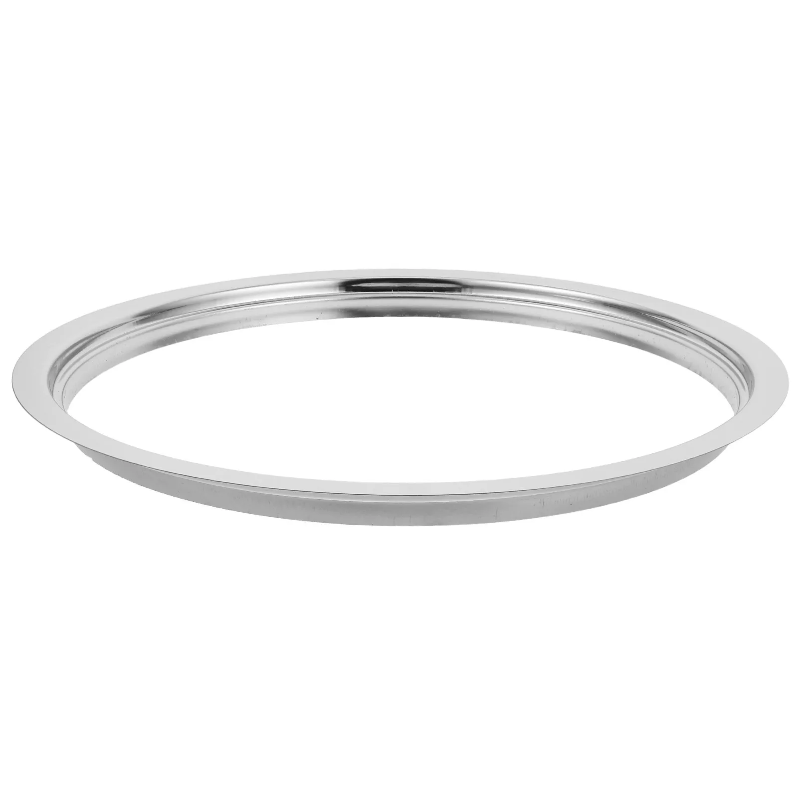 Stainless Steel Hot Pot Ring Round Induction Cooker Base Ring Table Hole Cover Cookware Stabilizer Heat Diffuser Kitchen Table