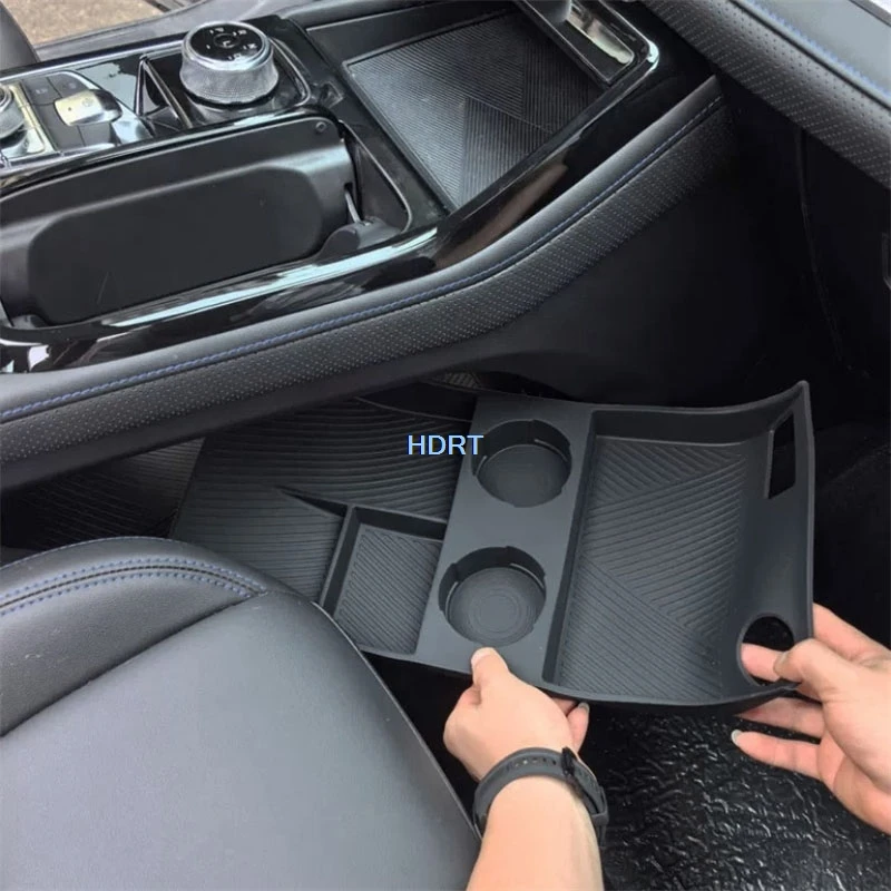 Ford Territory/Equator Sport 2022 + Car Styling Center Console Storage Box Dust Proof Pad Container Organizer Cover Accessories