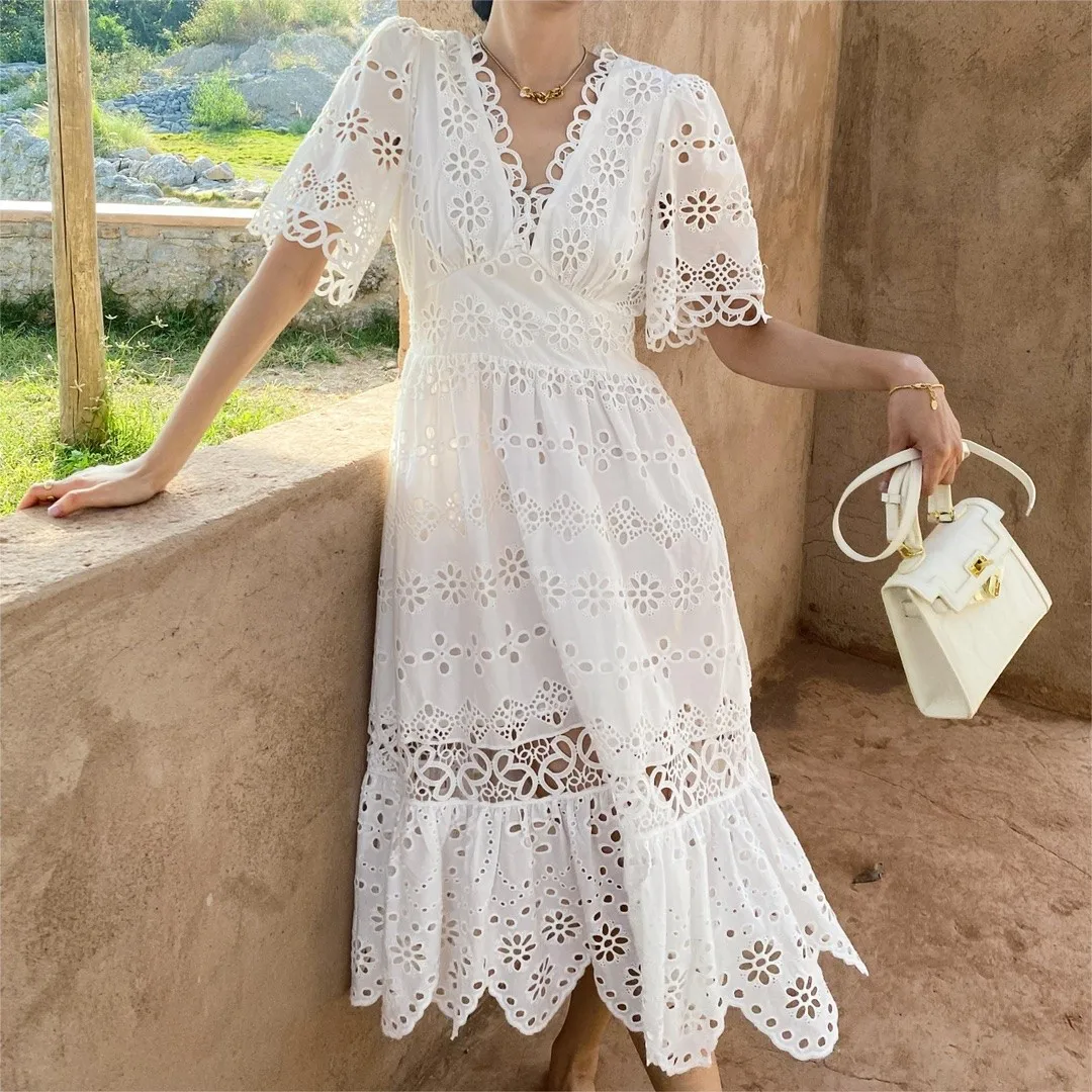 

aa6129 Fashion women's dress 2024 Popular European Design party style women's Clothing