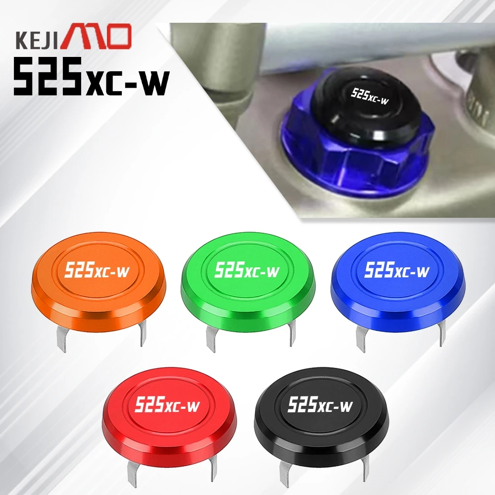

For 525XCW 525 XCW 525 XC-W 525XC-W 2003 2004 2005 2006 2007 2008 Motorcycle Accessories Steering Stem Nut Cap Decoration Cover