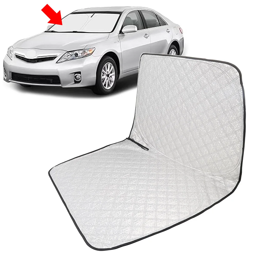 

Car Foldable Front Windshield Sun Shade Visor Protector Custom For Toyota Camry 07-11 Wear Resistant