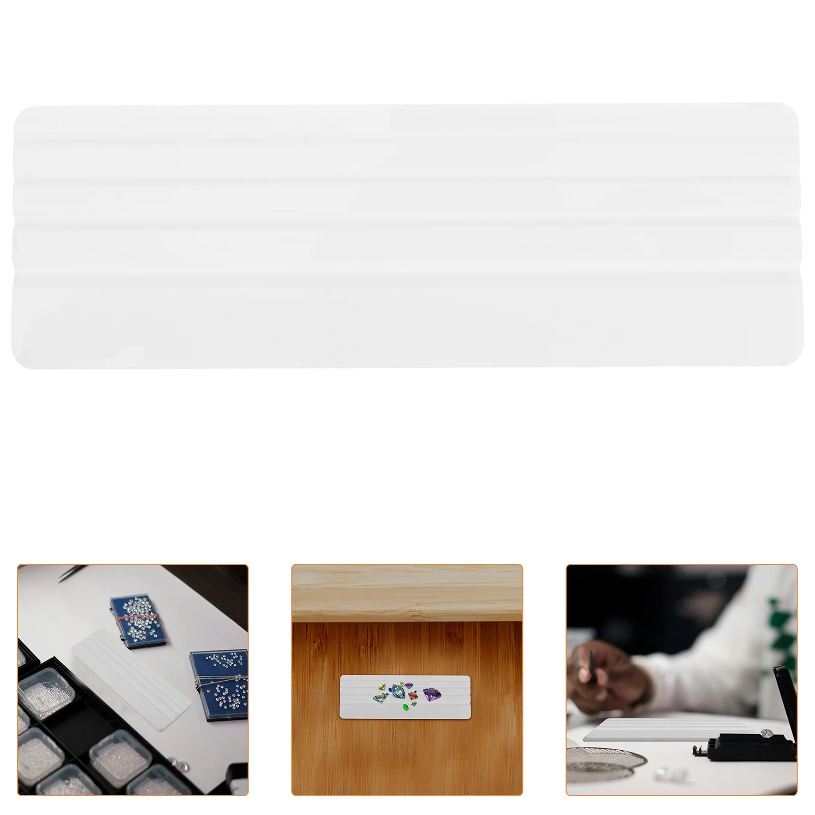 

Rhinestone Color Grading Tray Slot Jewelry Bead Sorting Tool Jewelry Identification Instrument Bead Organizer Sorting Board