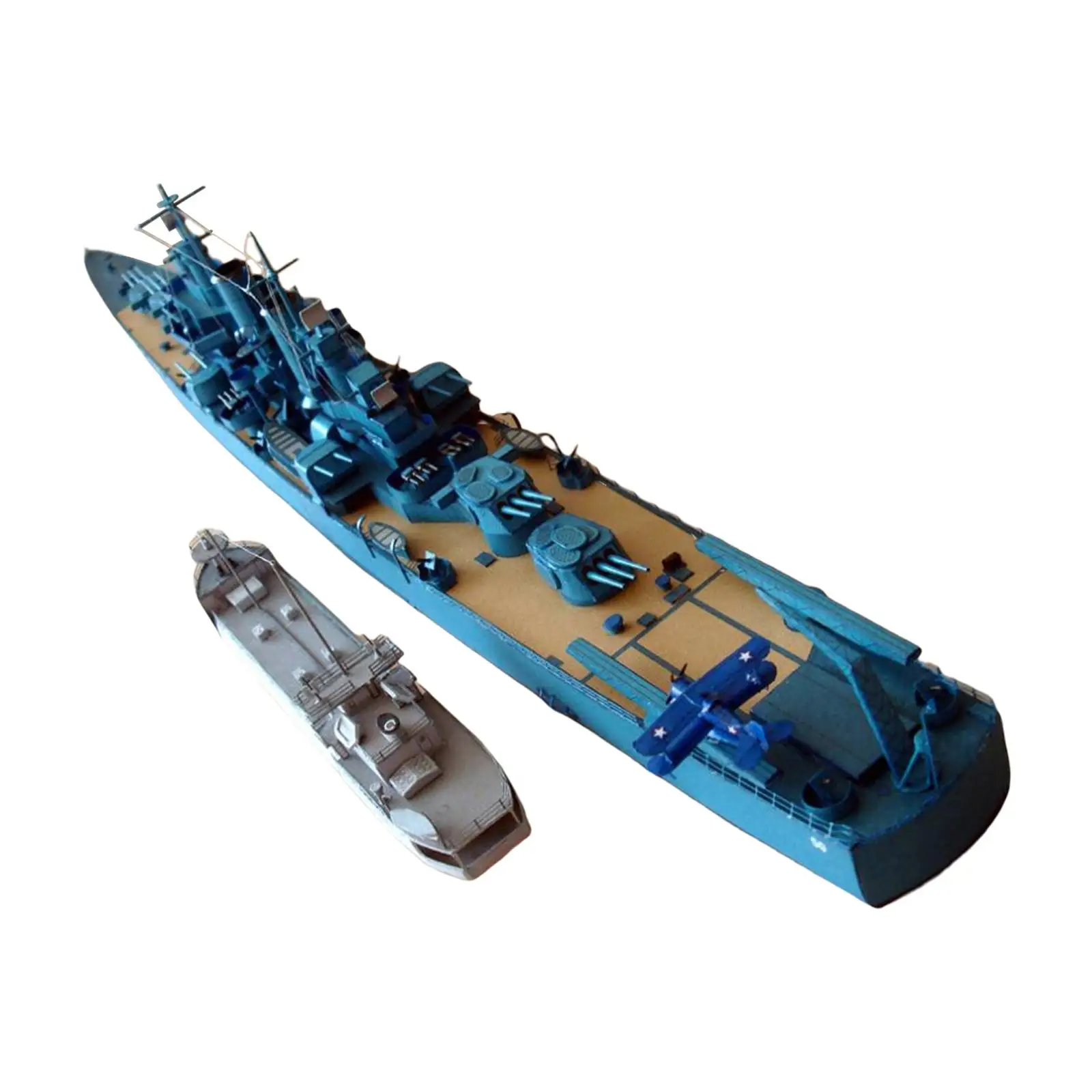 Naval Ship Toy Set Model Warships Ship Kits Ship Gift Papercraft Toy for Kids Adults for Adult Kids