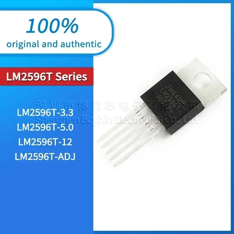 

5 pieces/batch LM2596T-3.3 LM2596T-5.0 LM2596T-12 LM2596T-ADJ Tested standard version