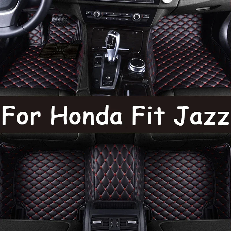 

Car Floor Mats For Honda Fit Jazz GE 6 7 8 9 2011 2009~2013 Fit EV Sport Panel Footpads Carpet Cover Pad Foot Pads Accessories 0