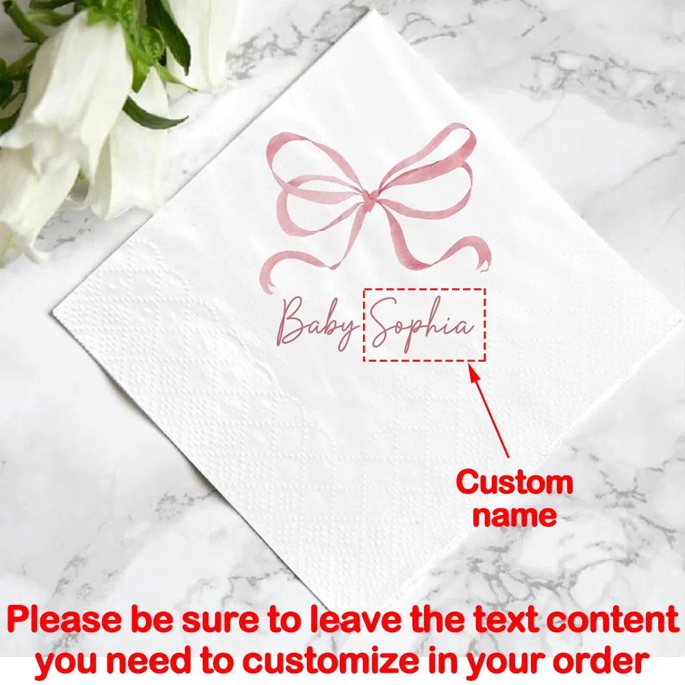 شخصية 20 ورقة استحمام الطفل الحلوى المناديل مع اسم الجنس تكشف منضدية ملحق ديكور المناديل إعداد الوليد