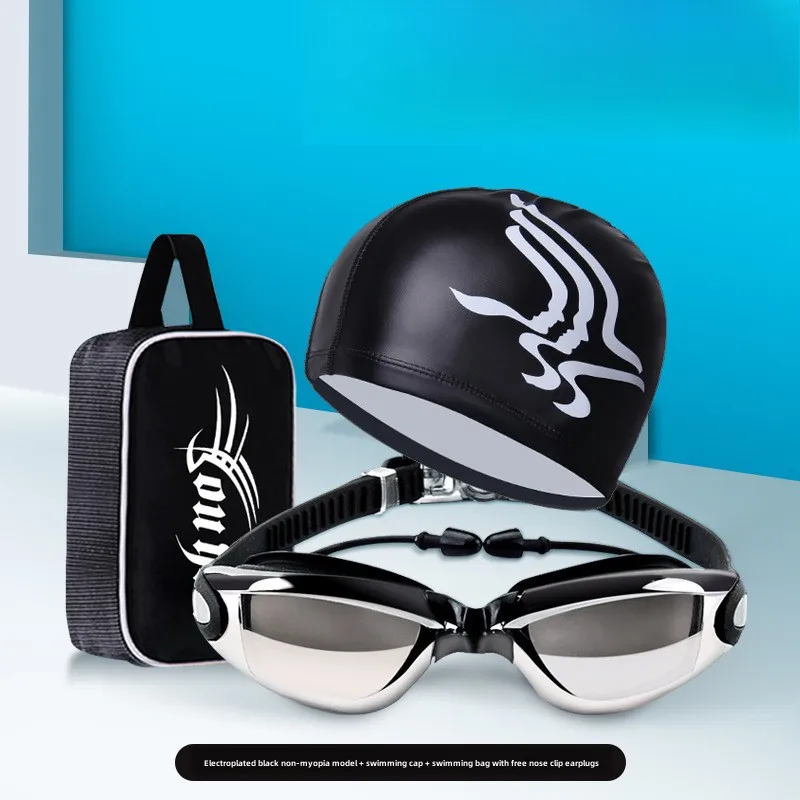 Optical Swim Goggles +Rx -Rx Prescription Swimming Glasses Adults Children Different Strength Each Eye with Free Ear Plugs