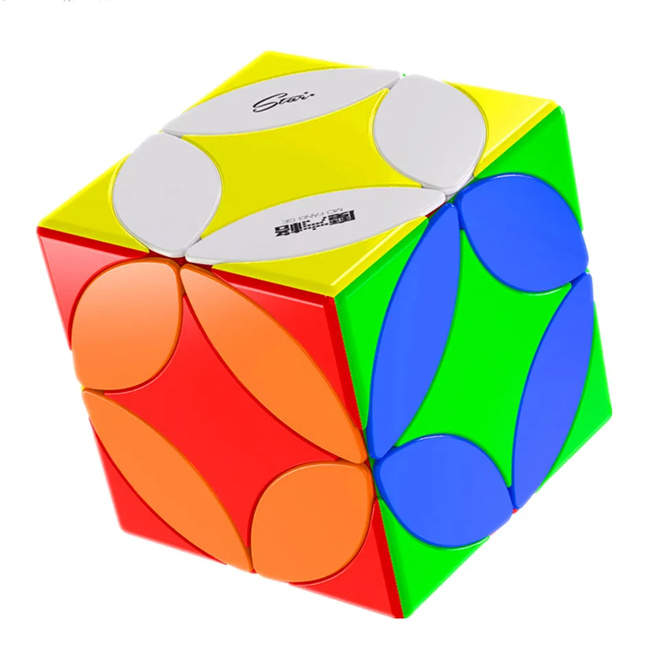 QiYi 3x3 Ancient Coin Magic Cube 3x3 MoFangGe Brain Train Professional Speed Puzzle Cubo Magico Coin Type Educational Kids Toys