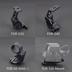 Тактическое крепление UNity FTC для G33 G43, лупа 6X-Mag-1, страйкбольная винтовка 558, голографический прицел с красной точкой, быстрое крепление для охоты