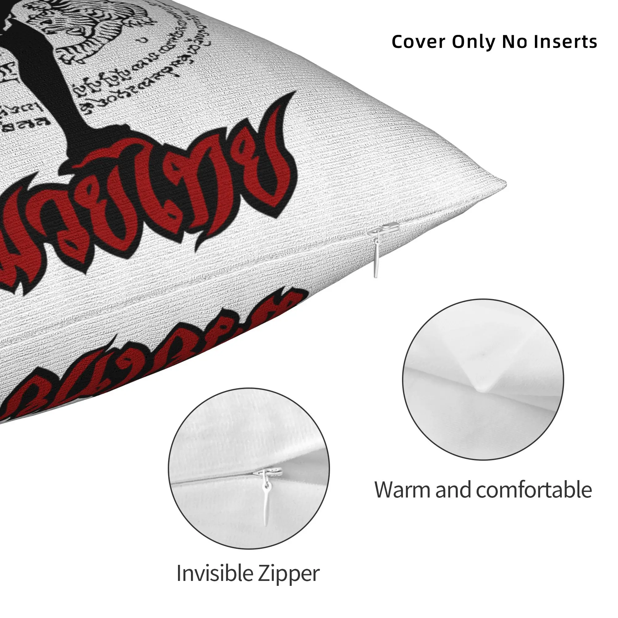 Printed Muay Thai Kick Thailand Art Pillowcase Cushion Cover Decor Sport Logo Badge Throw Pillow Case Cover Home Drop Shipping