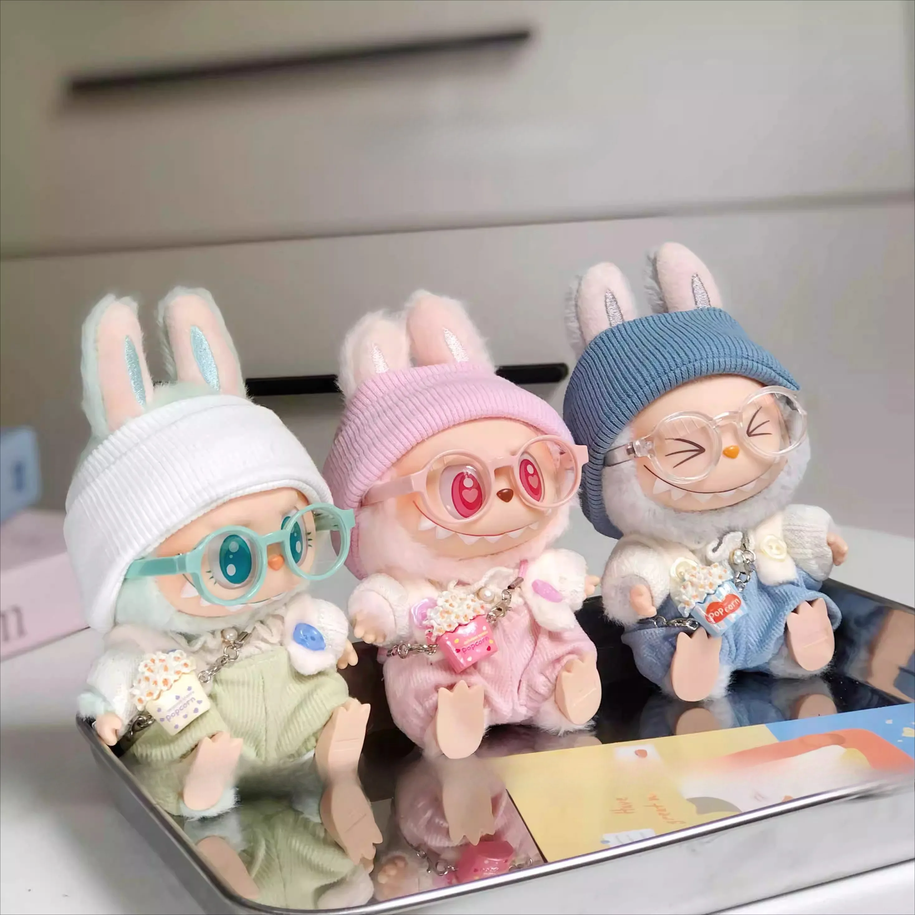 

LABUBU 17cm Doll Clothes & Accessories - Sitting Party Series (Gen 1, 2, 3) - New Release!