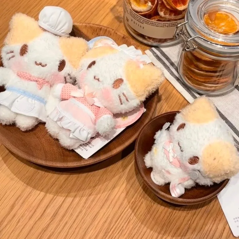 Sanrio Sweets House Pastry Chef Series Marshmallow Bonbonribbon Patisserie Plush toy Pendant Masyumaro Mascot Stuffed Doll Charm